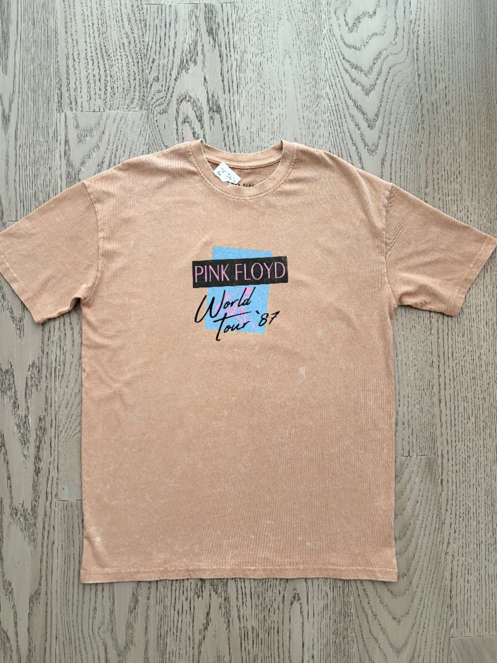 Pink Floyd, T-Shirt, World Tour 87, Vintage Style Wash, 2026, Size ?, NEW